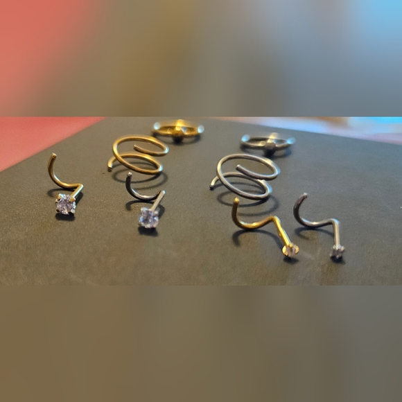 Nose ring set - Picture 2 of 2